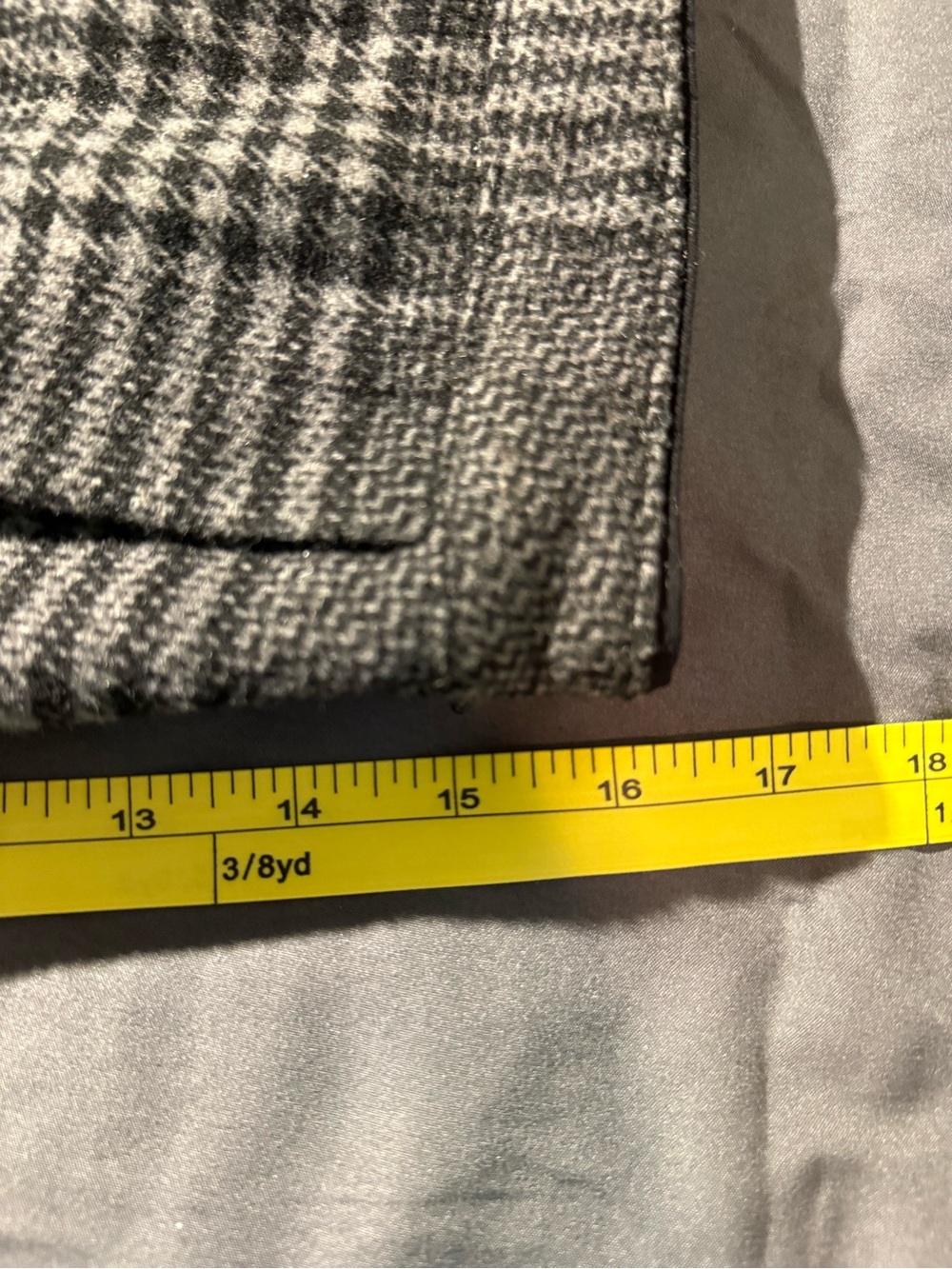 Abercrombie & Fitch Y2K Plaid Mini Skirt Wool Blend Black Gray Cream Woman’s M - Picture 8 of 9